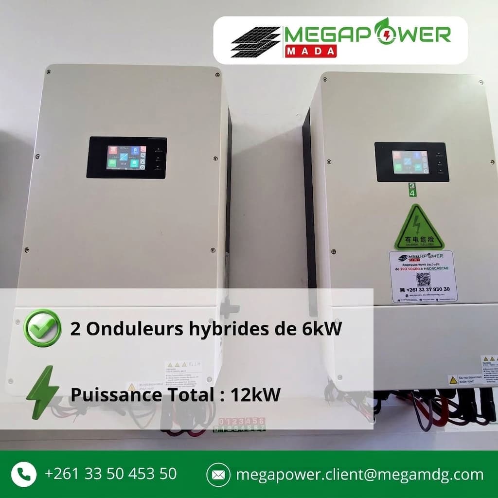 Installation solaire hybride pour une villa à Ambohidratrimo