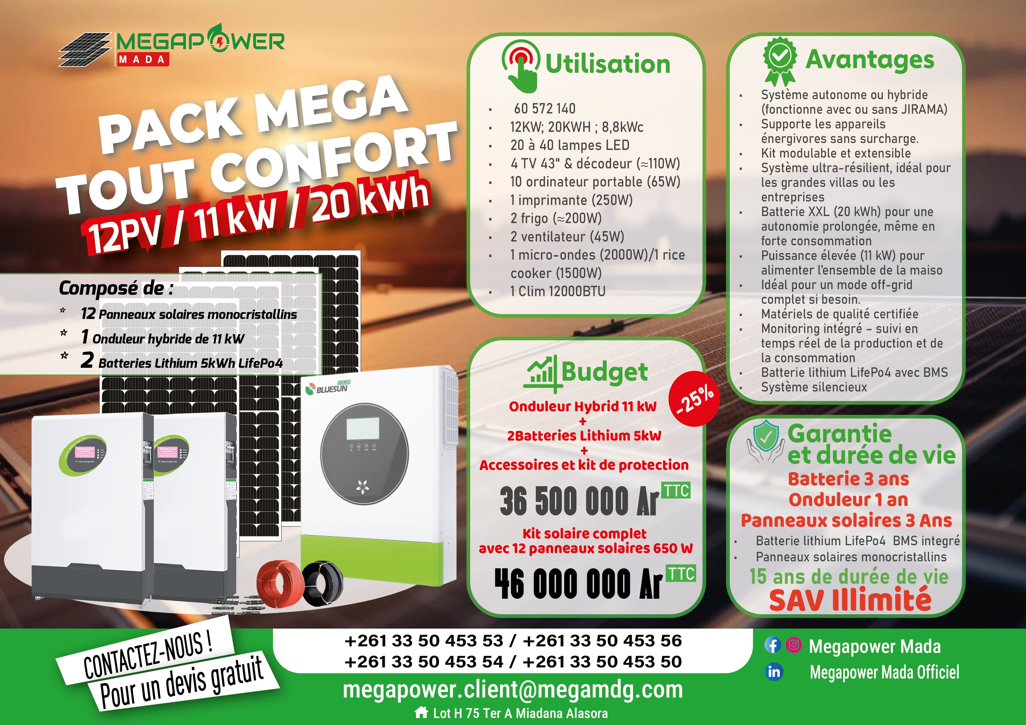 Pack MEGA TOUT CONFORT