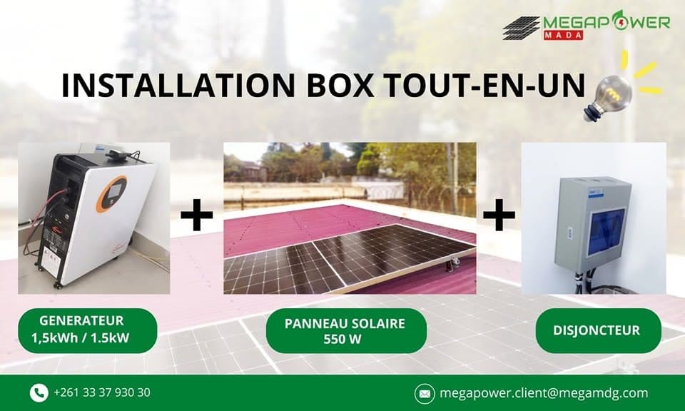 Box tout-en-un installé à Talatamaty